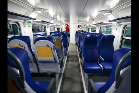 Interior of Vivalto double-deck push-pull trainset for Trenord (Photo: FS).